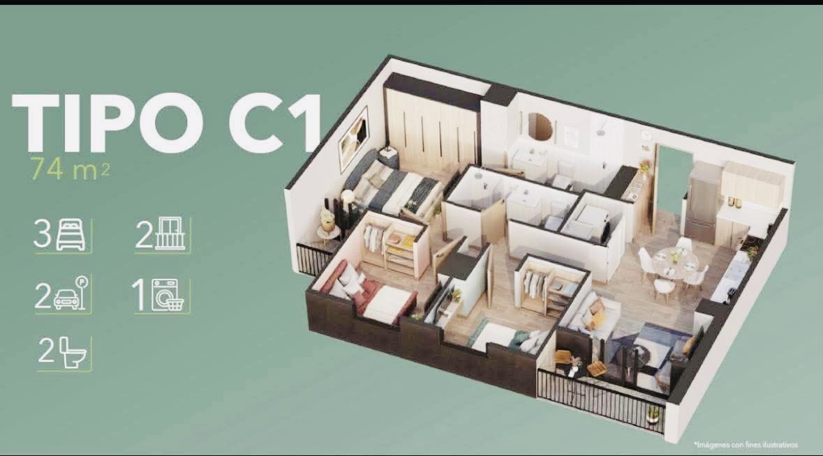 Miniatura 15 de 🏡 APARTAMENTO EN RENTA – EDIFICIO ARMONÍA | NIVEL ALTO | VISTA A LOS VOLCANES